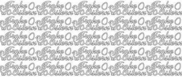 Sticker frohe Ostern, gold